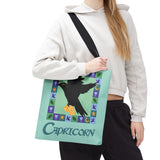 Capricorn Whimsical Crow Tote Bag
