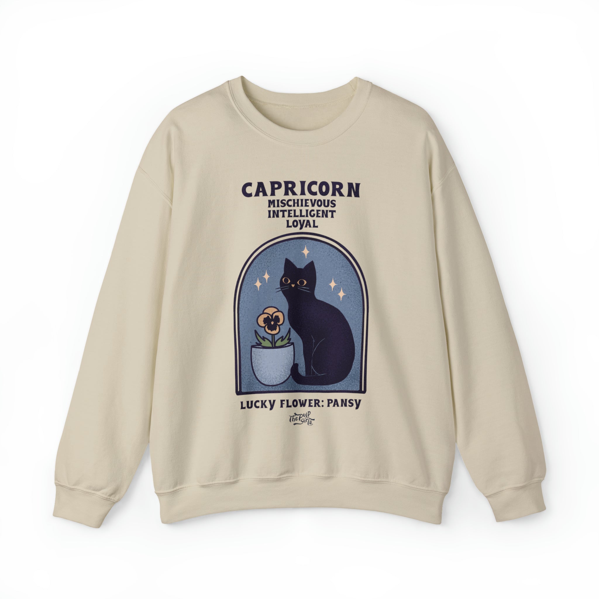 Capricorn Cat Astrology Crewneck