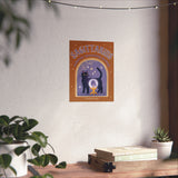 Sagittarius Spooky Cat Astrology Art Print
