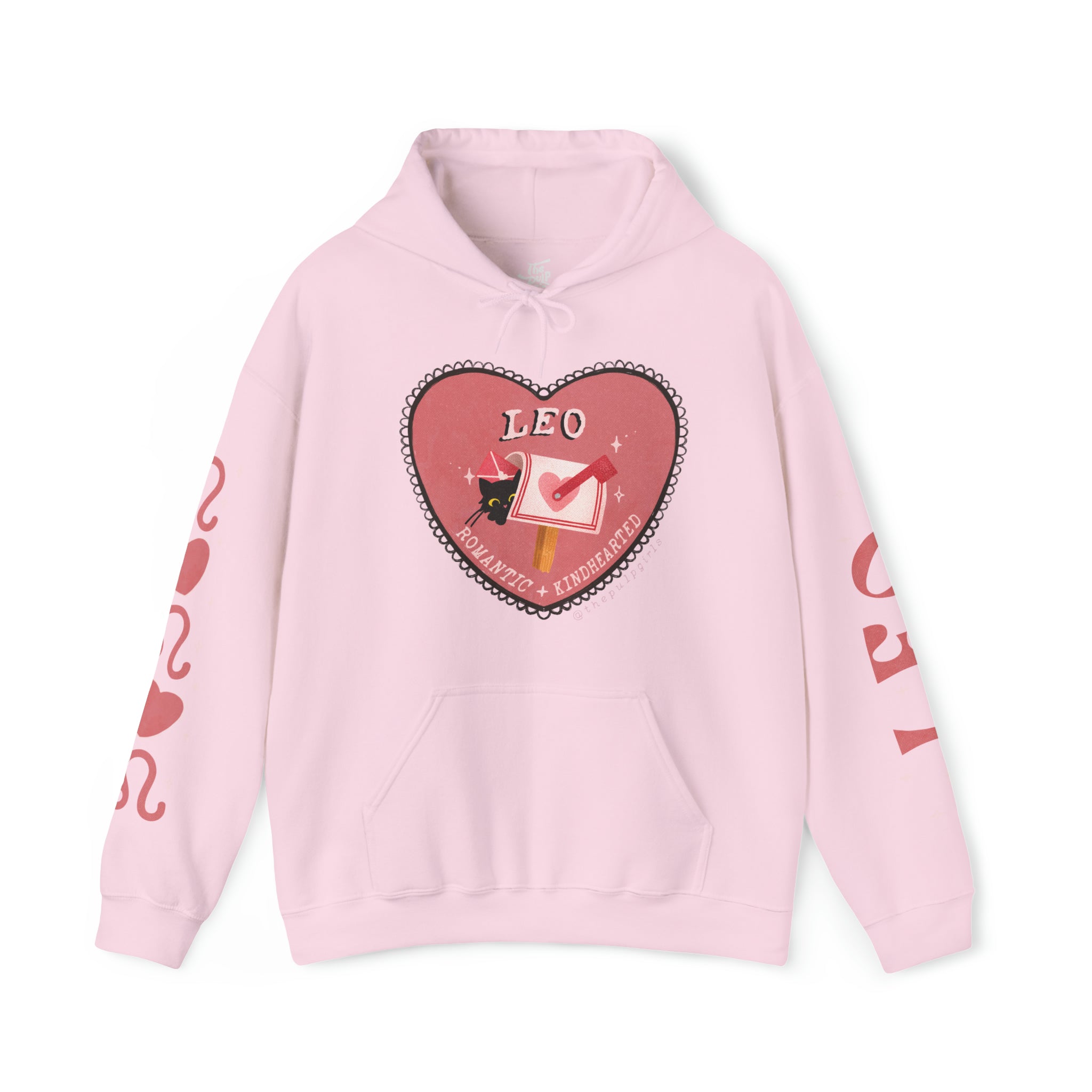 Leo Love Cat Astrology Hoodie