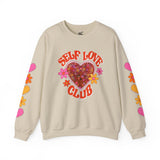 Self Love Club Orange Crewneck Sweatshirt