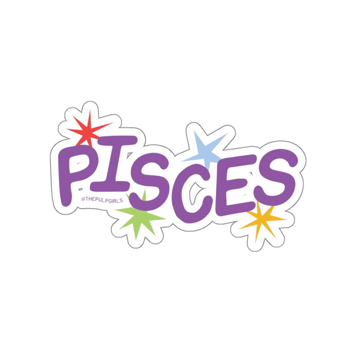 PISCES Kawaii Vinyl Stickers