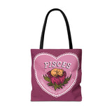 Pisces Lover Dog Astrology Tote