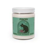 Pisces Cat Astrology Candle
