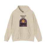 Spooky Aquarius Cat Astrology Hoodie