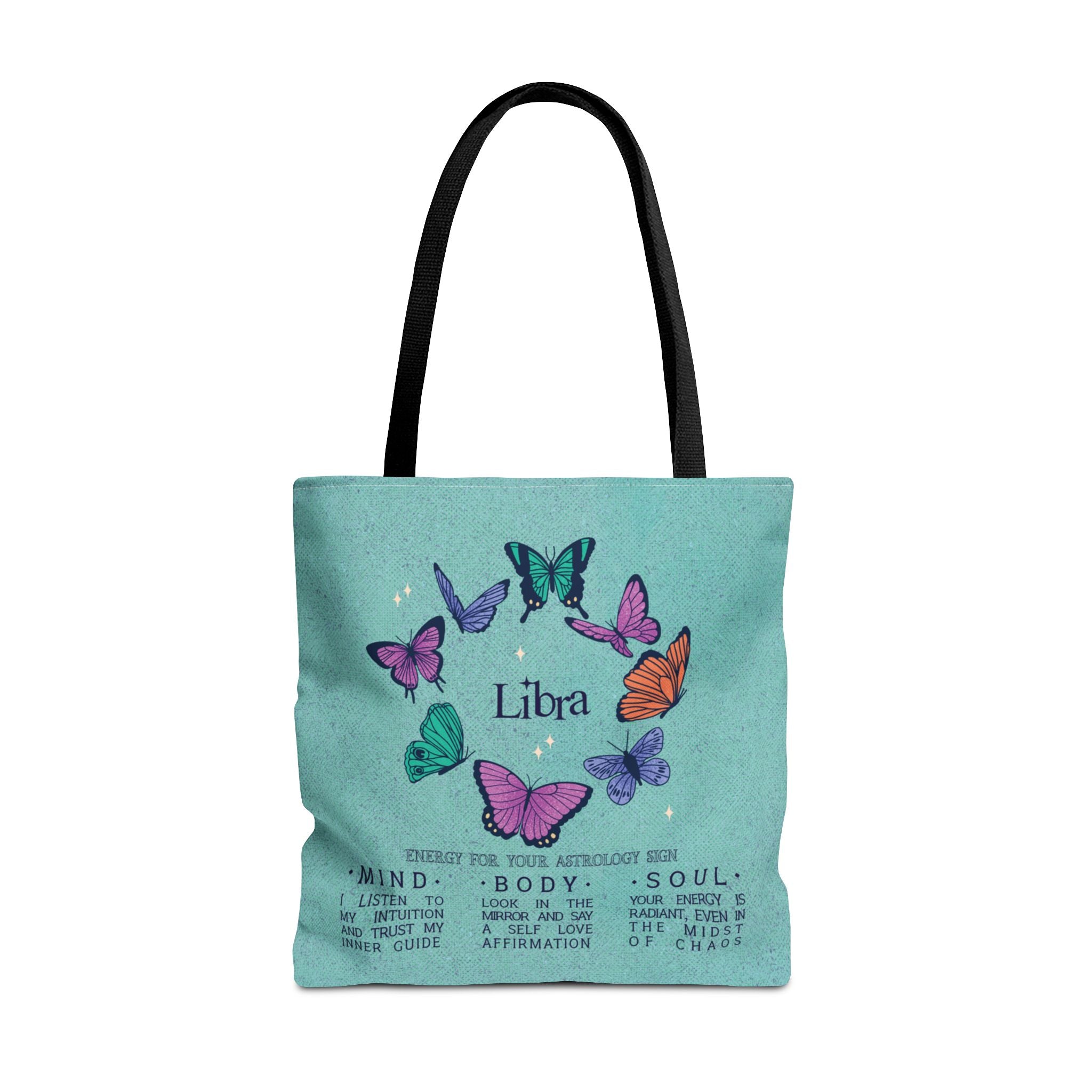 Libra Butterfly Astrology Tote