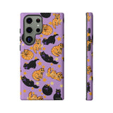 All The Kitties Phone Case - Purple