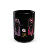 Bat Babes Retro Halloween Mug