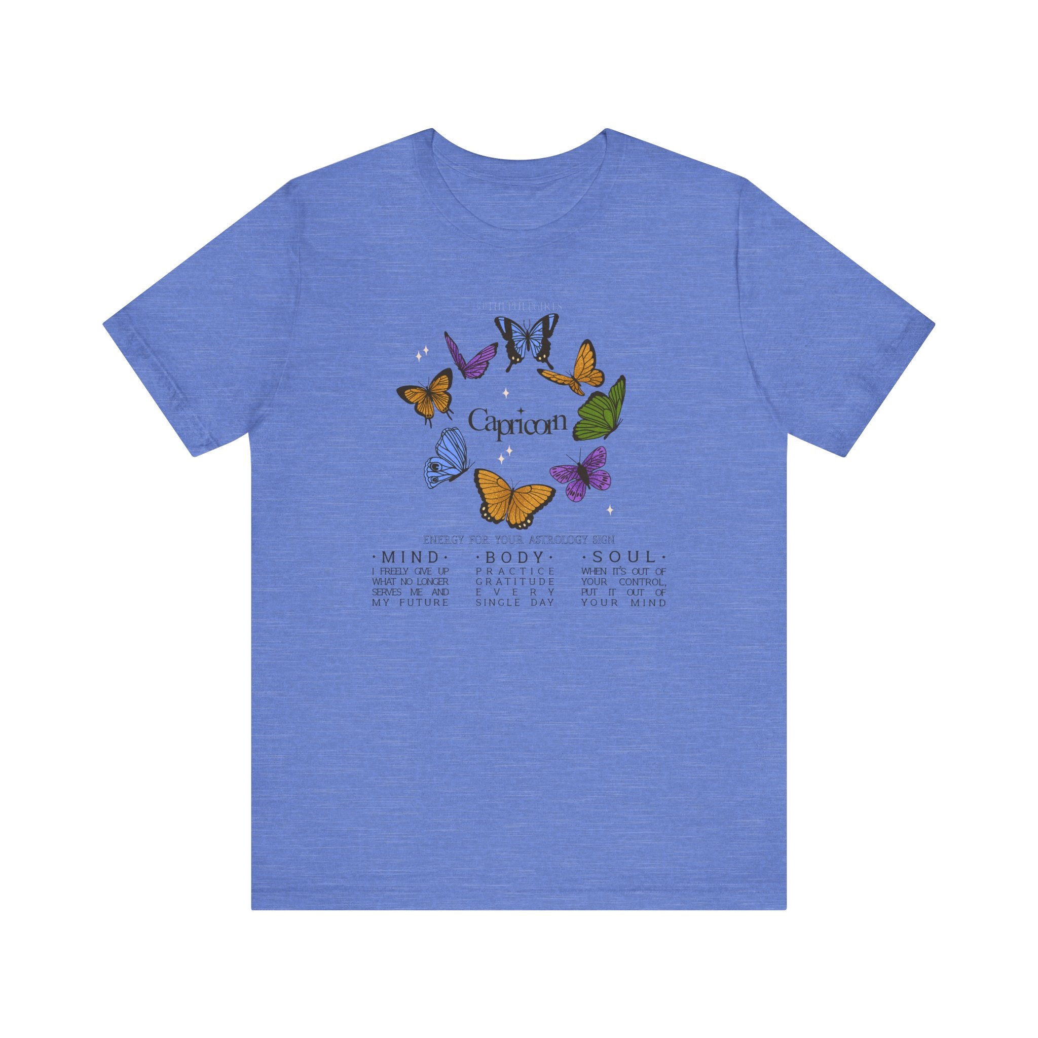 Capricorn Astrology Butterfly Tee
