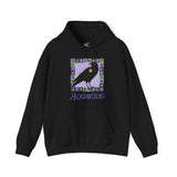 Aquarius Whimsical Crow Hoodie