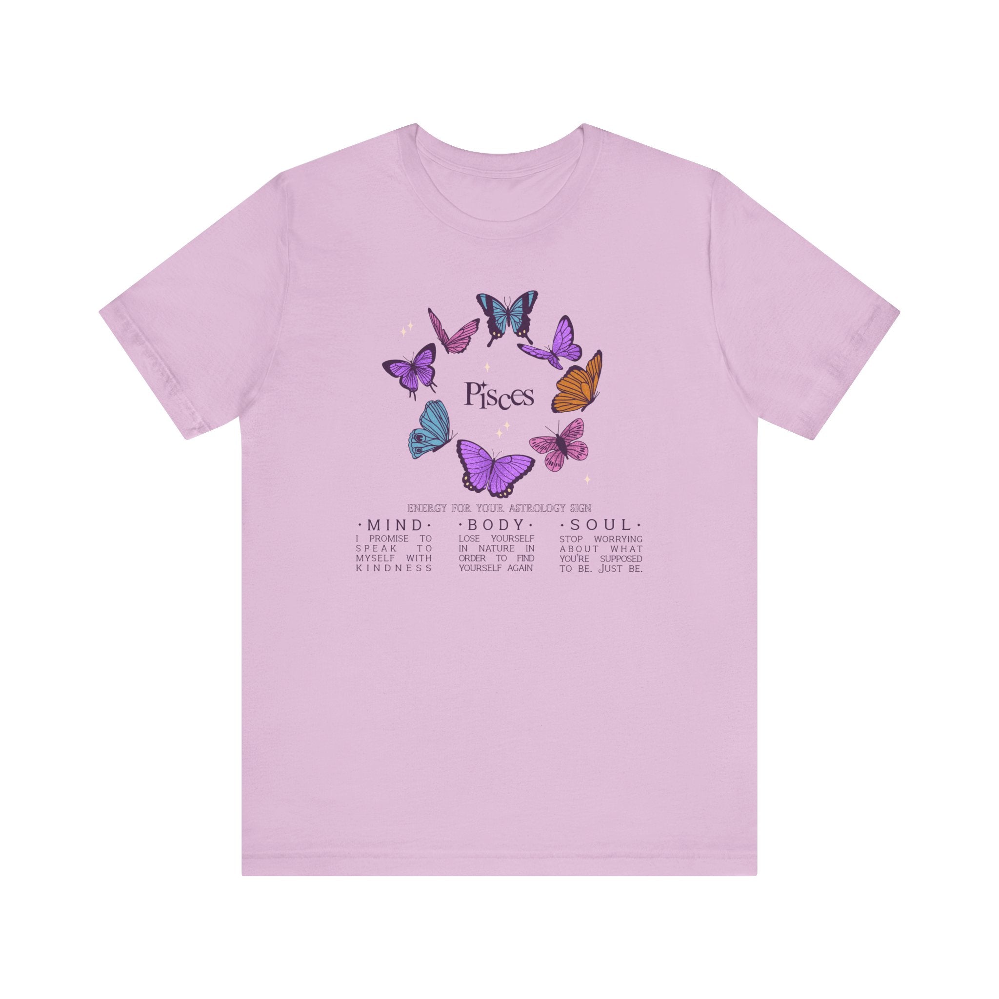 Pisces Astrology Butterfly Tee
