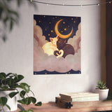 Cat Lovers Celestial Art Print