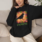 Gemini Whimsical Crow Hoodie