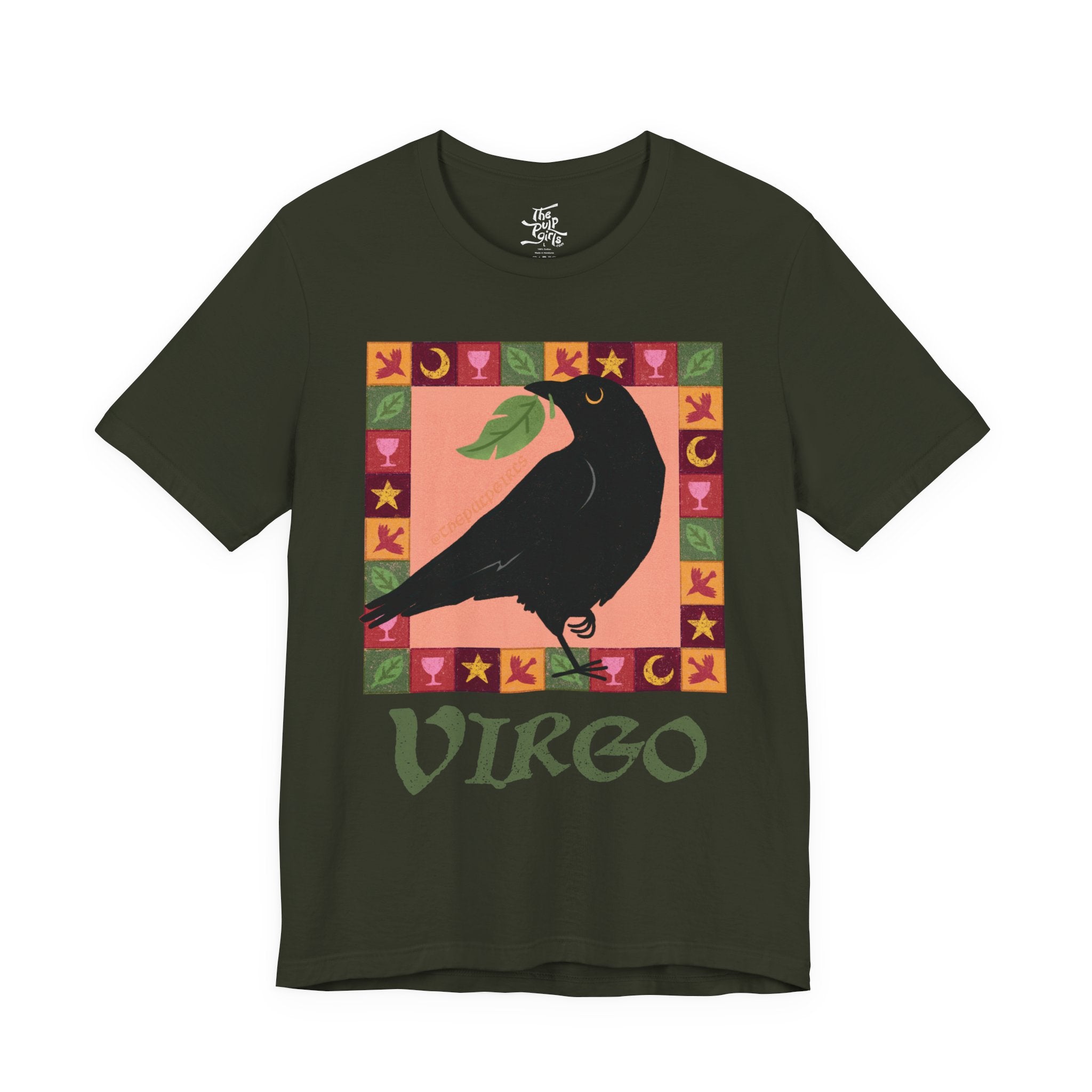 Virgo Whimsical Crow Tee