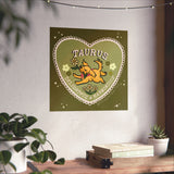 Taurus Lover Dog Art Print