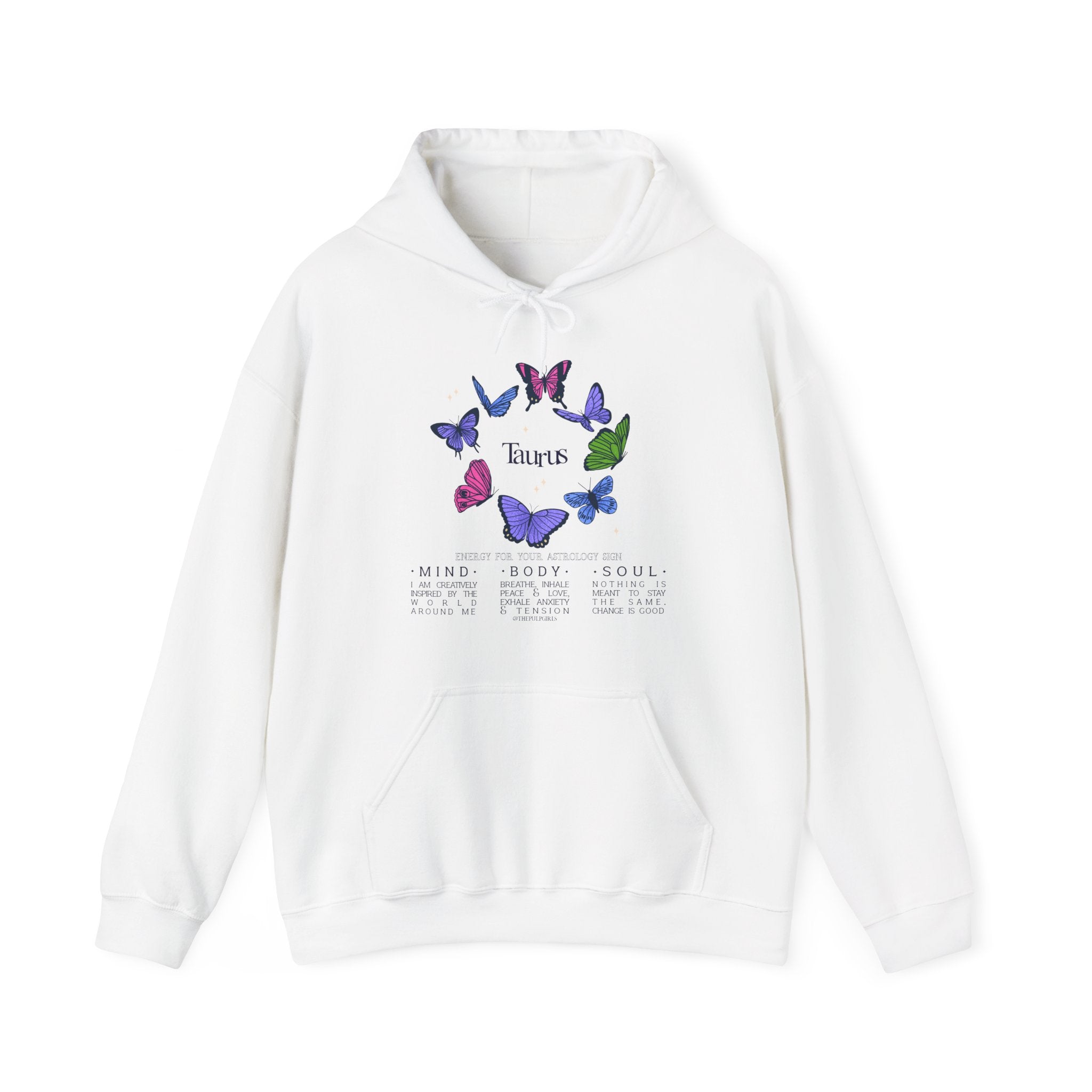 Taurus Butterfly Astrology Hoodie
