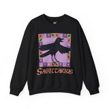 Sagittarius Whimsical Crow Crewneck Sweatshirt