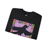 Sagittarius Whimsical Crow Crewneck Sweatshirt