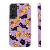 All The Kitties Phone Case - Purple