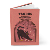 Spooky Taurus Cat Astrology Journal