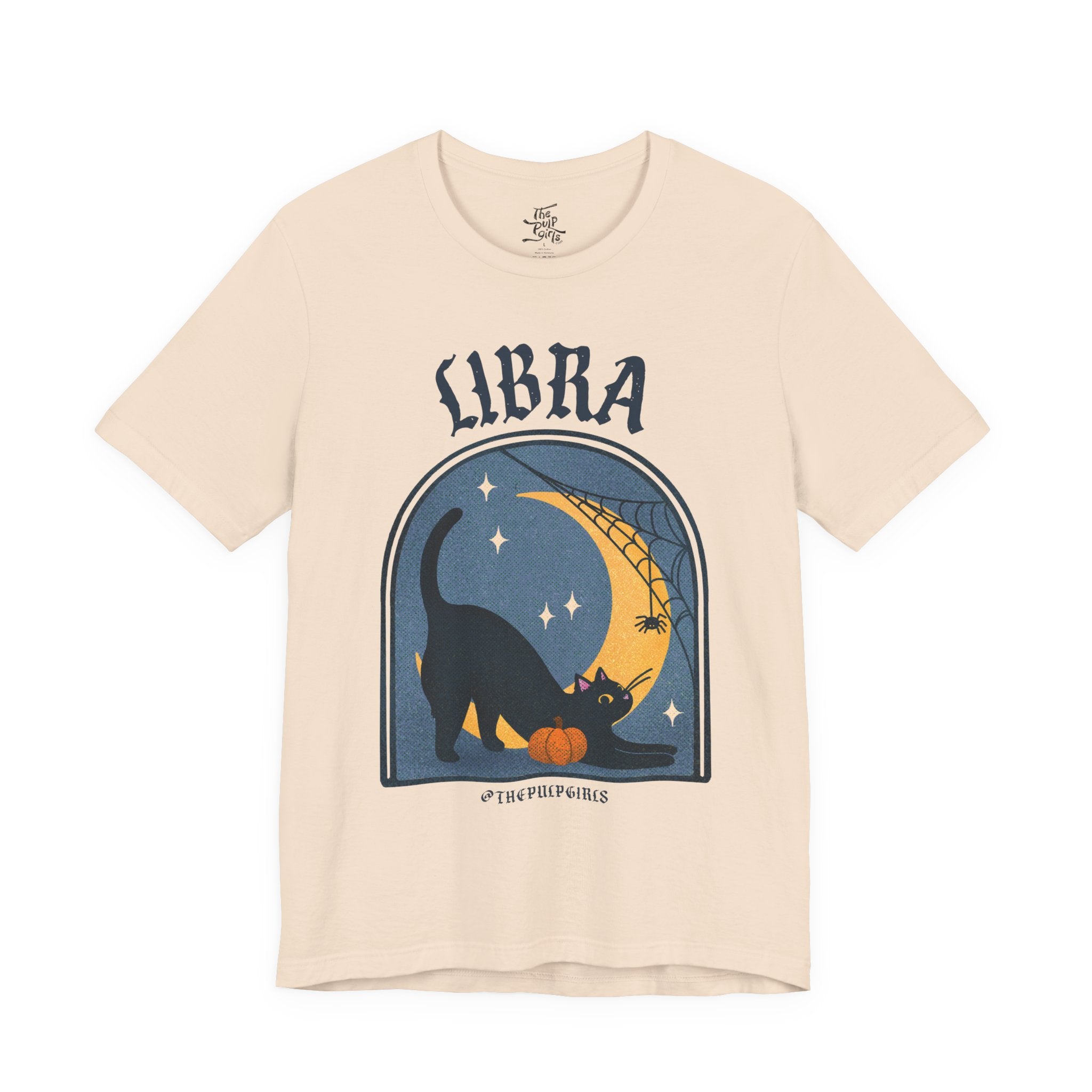 Libra Spooky Cat Astrology Tee