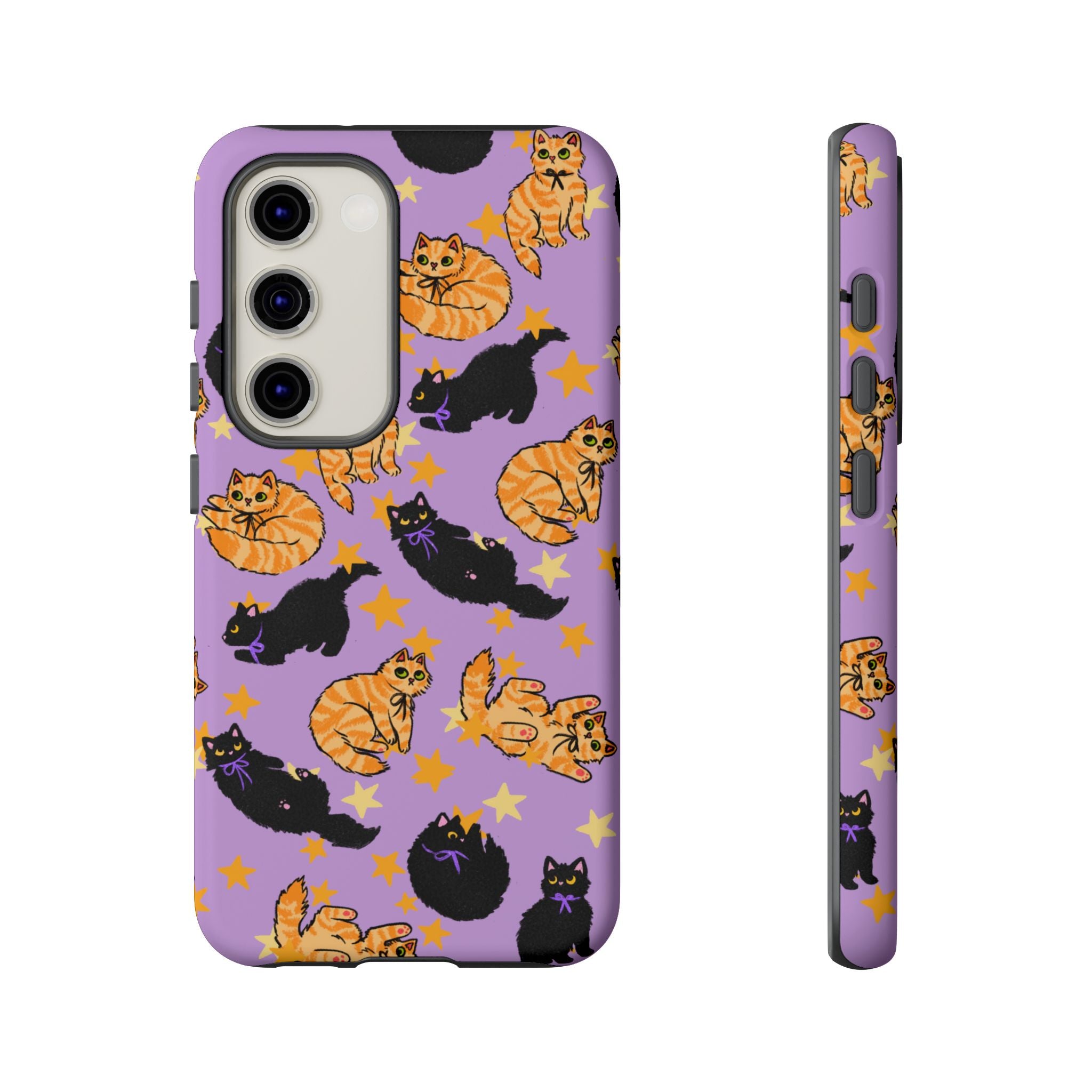 All The Kitties Phone Case - Purple