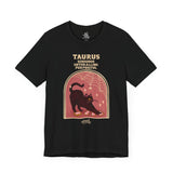 Spooky Taurus Cat Astrology Tee