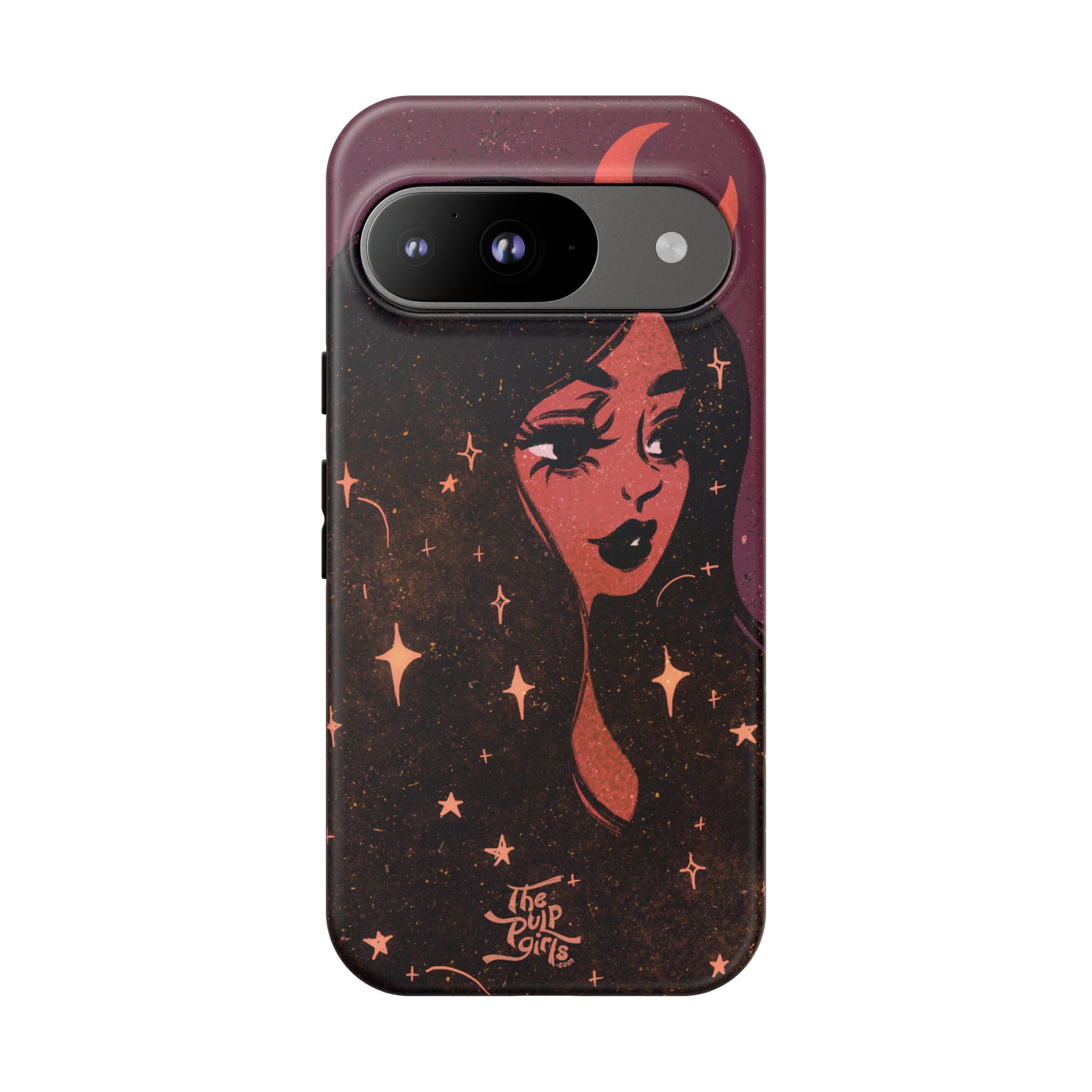 Moon Girl Red Phone Case