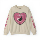 Gemini Love Cat Astrology Crewneck