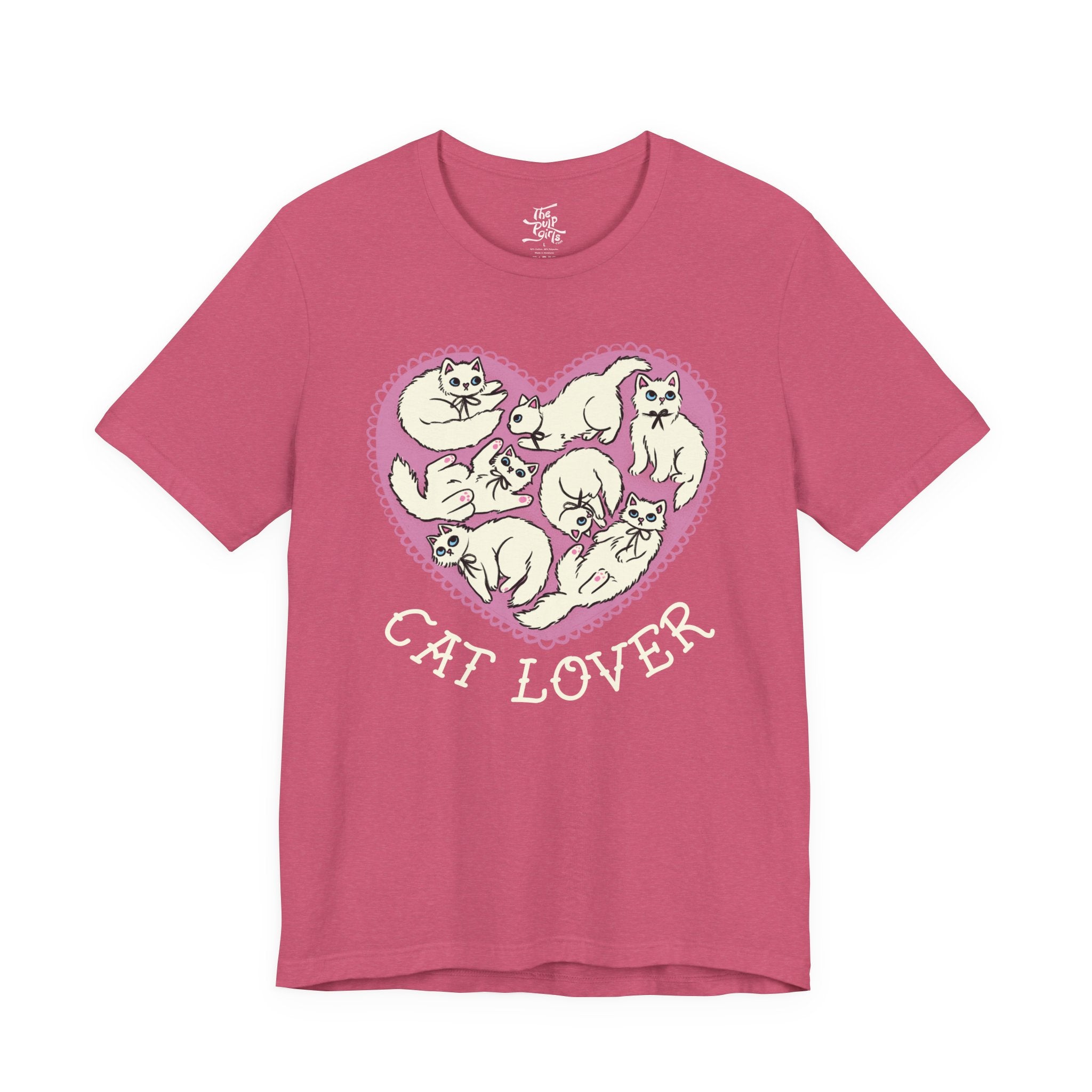White Cat Lover Tee
