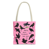More Trinkets Crow Tote Bag