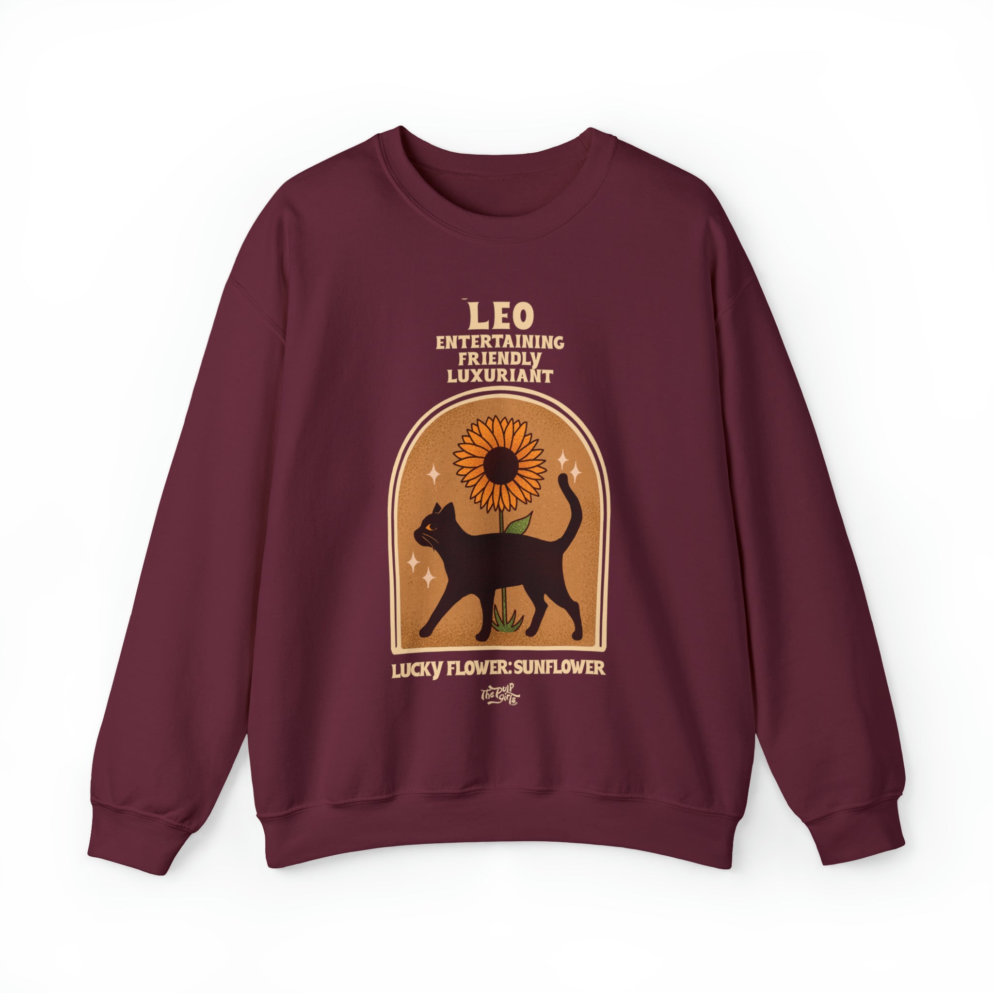 Leo Cat Astrology Crewneck