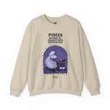 Pisces Halloween Cat Astrology Crewneck