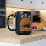 Gemini Spooky Cat Astrology Mug
