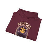 Aquarius Spooky Cat Astrology Hoodie