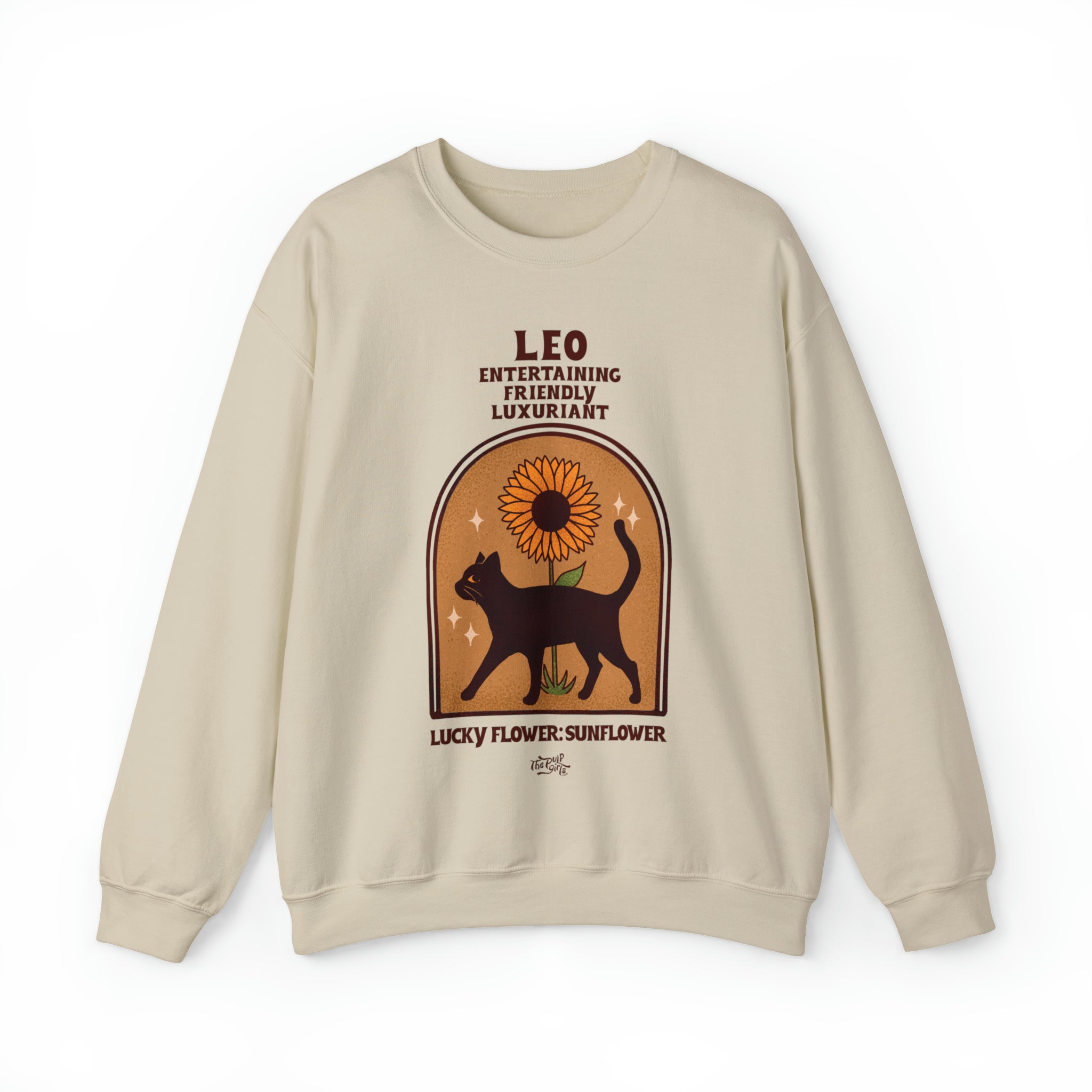 Leo Cat Astrology Crewneck