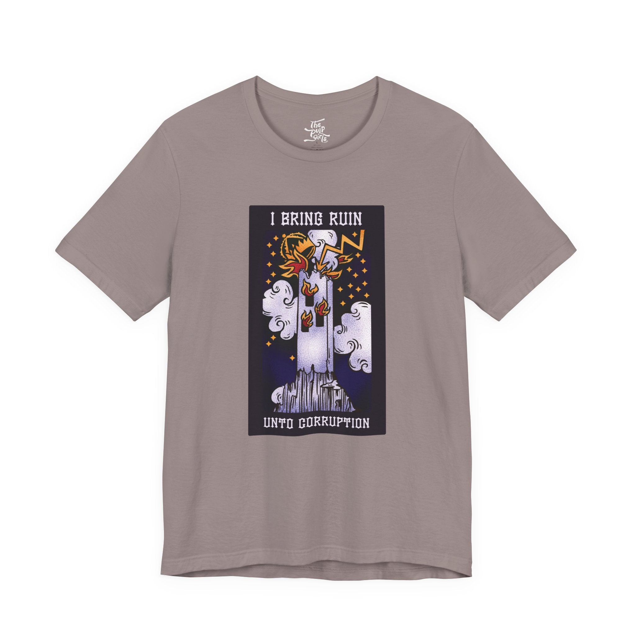 I Bring Ruin Unto Corruption - The Tower Tarot Tee