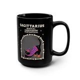 Halloween Cat Sagittarius Astrology Mug 15oz