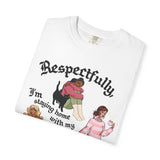 Staying Home With My Cat Tee