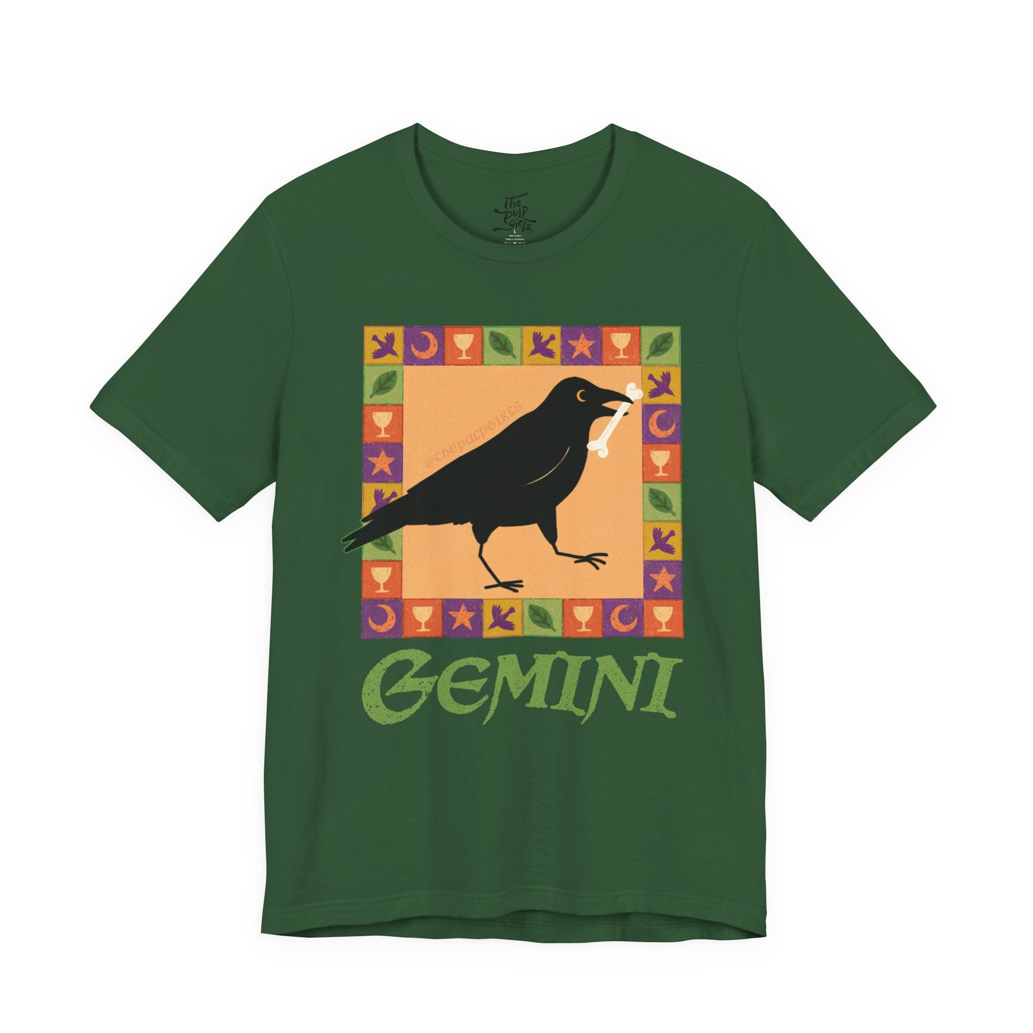 Gemini Whimsical Crow Tee