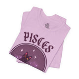Pisces Spooky Cat Astrology Tee