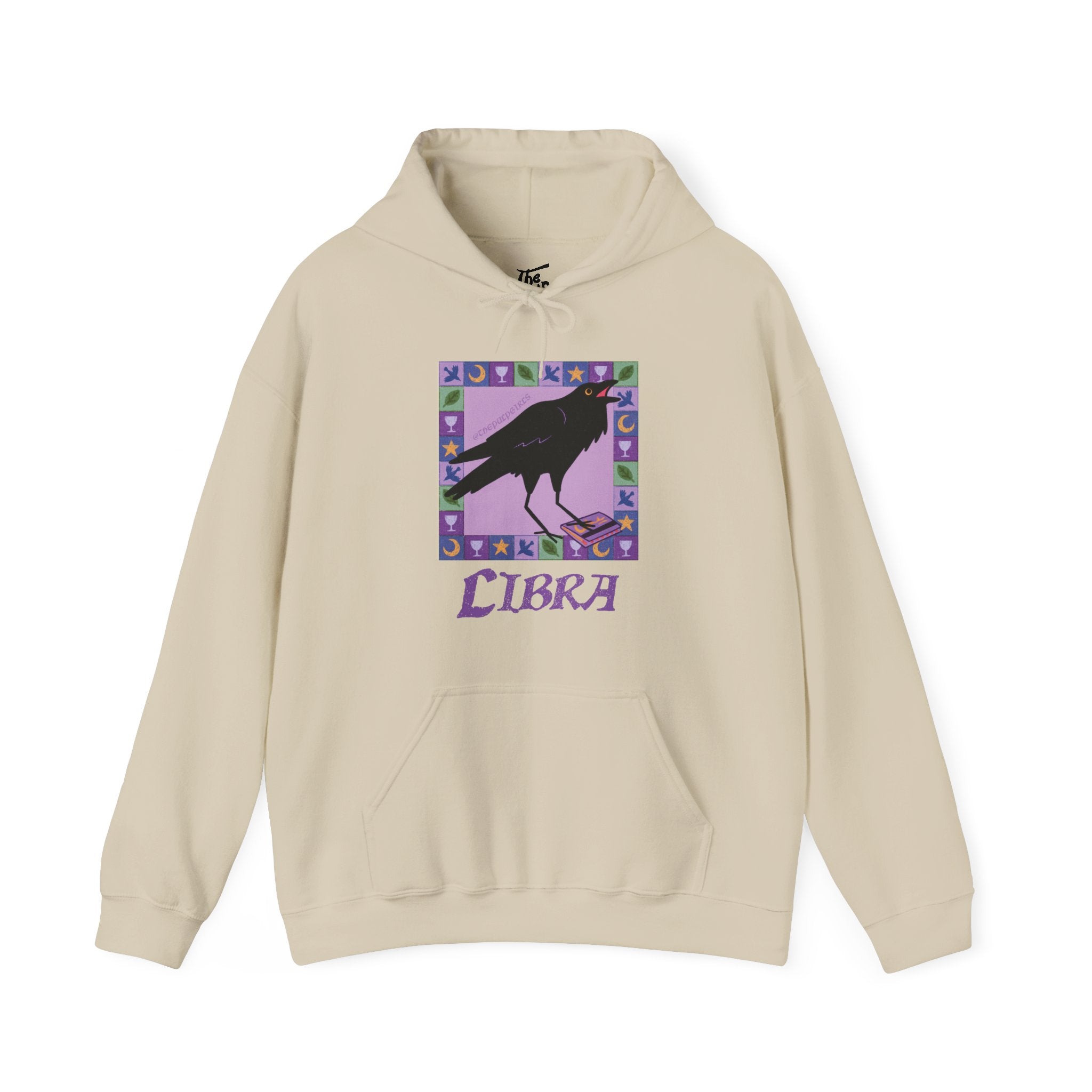 Libra Whimsical Crow Hoodie