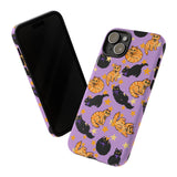 All The Kitties Phone Case - Purple