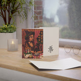 Yule Tidings Witch Greeting Card