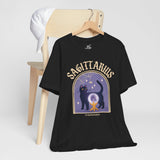 Sagittarius Spooky Cat Astrology Tee