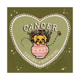 Cancer Lover Dog Art Print