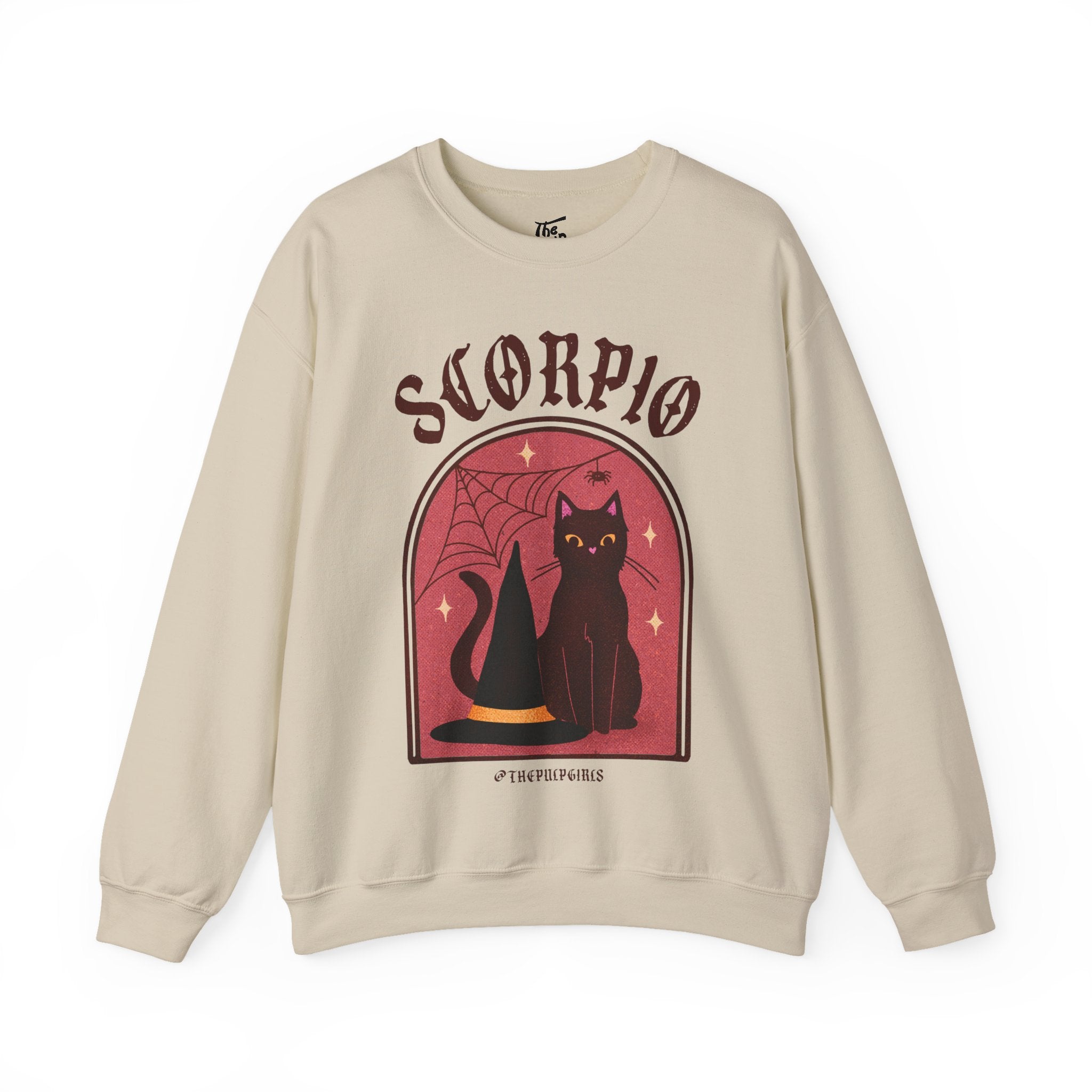 Scorpio Spooky Cat Astrology Crewneck