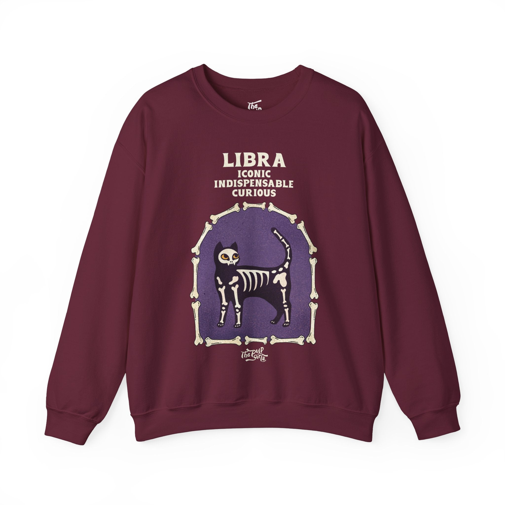 Libra Halloween Cat Astrology Crewneck