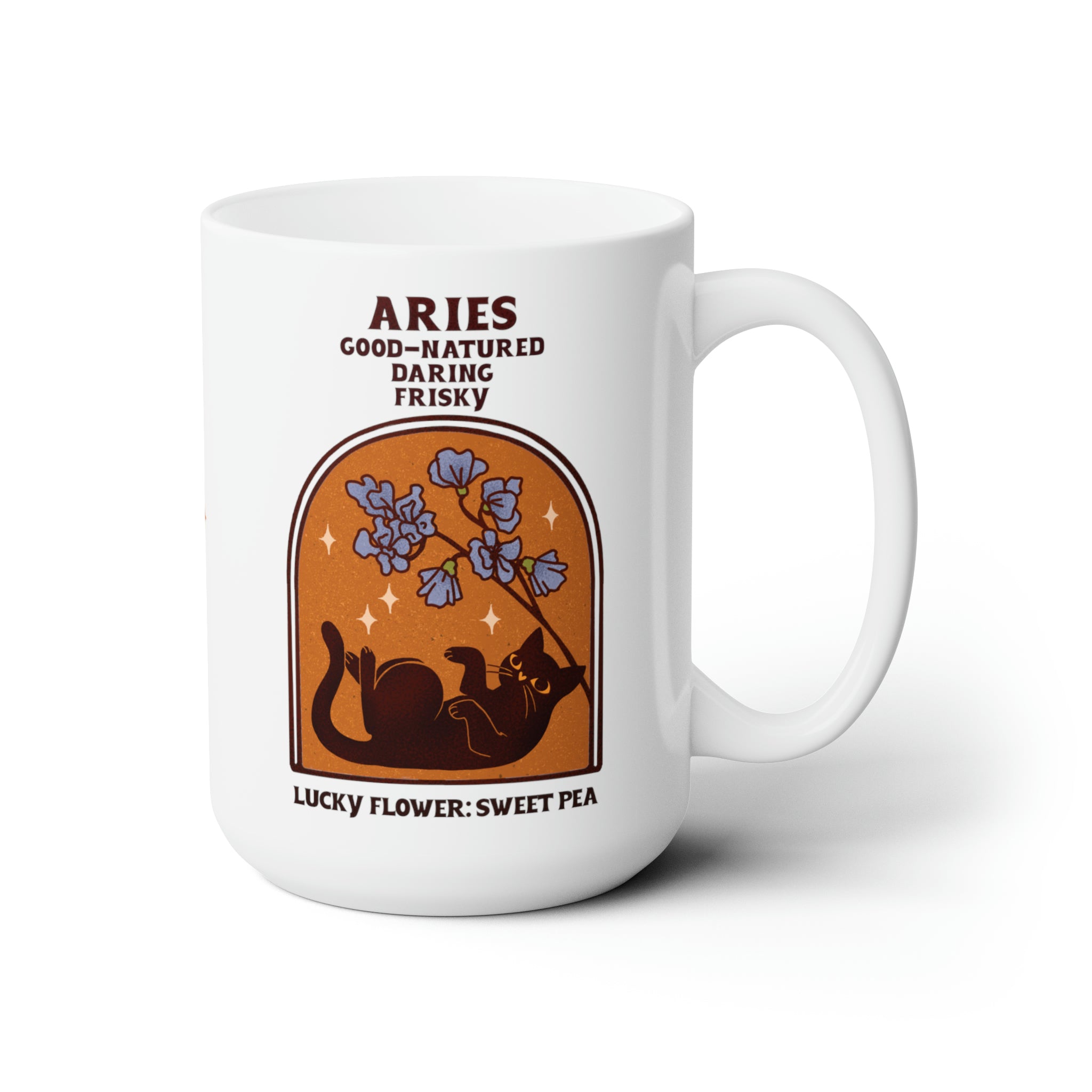 Aries Cat Astrology Mug