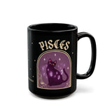 Pisces Spooky Cat Astrology Mug